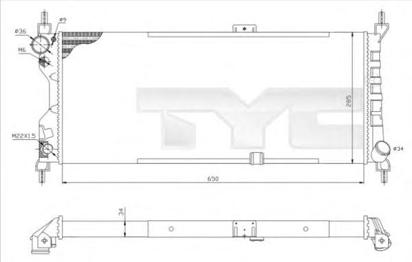 水箱 TYC 725-0019-R